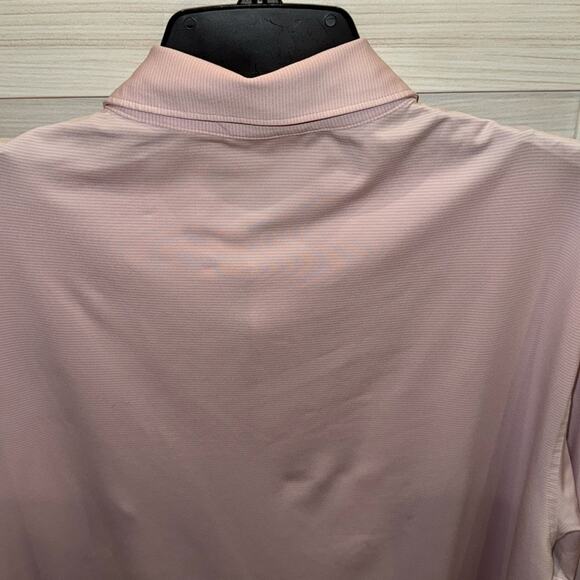 Peter Millar Summer Comfort Polo Pink Stripe Large - Picture 5 of 6